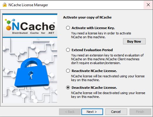 Figure 1: NCache License Manager