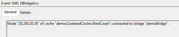 NCache Bridge Event Viewer