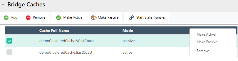 Remove Bridge Caches