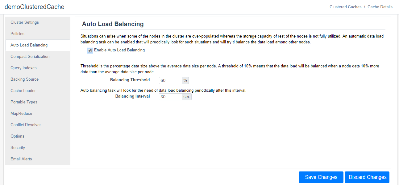 Auto load balancing web