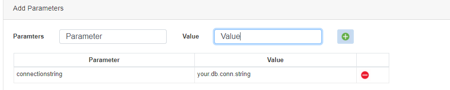 Cache Loader Web Parameters