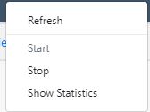 Statistics option for bridge