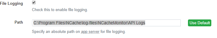 Enable File Logging