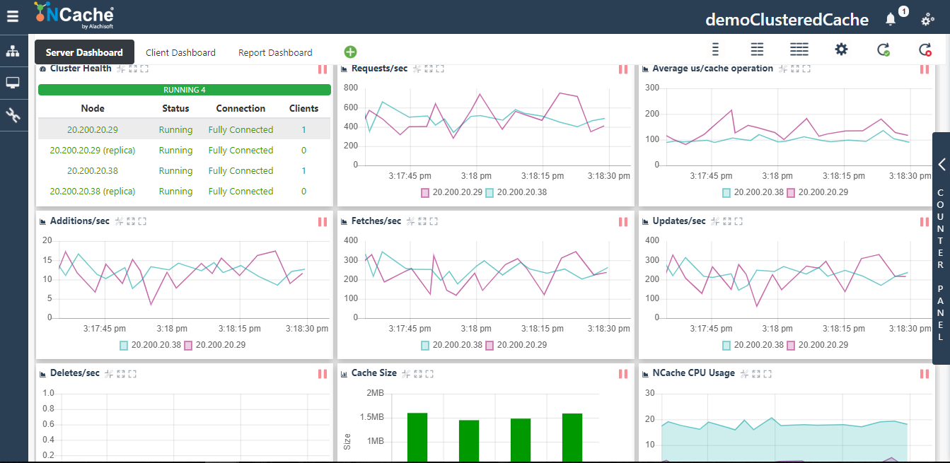 Built-in Server Dashboard Web