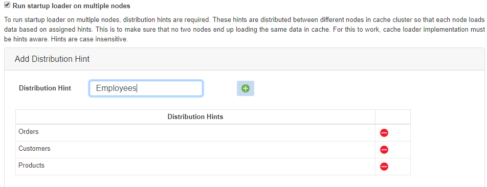 Cache Loader Web Distribution Hints