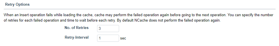 Cache Loader Web Loader Retries