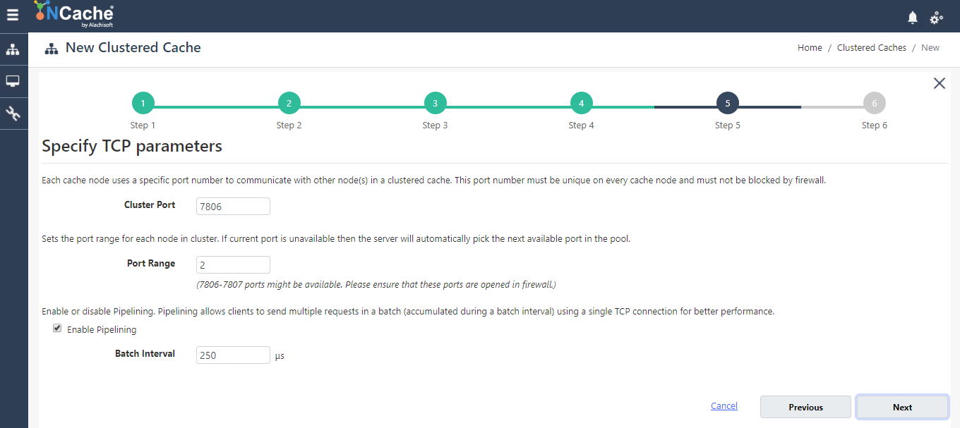 Select Port Range Web