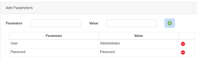 Configure Write Through Parameters