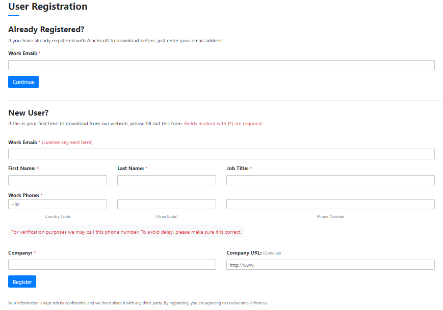 NCache Windows Installation Registration