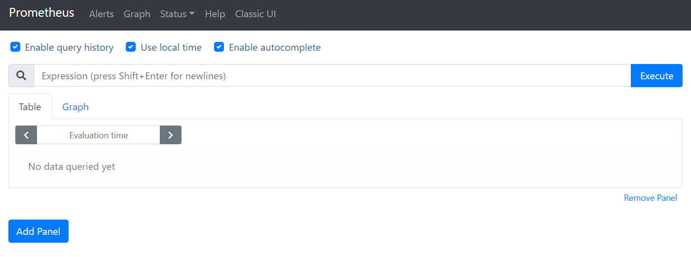 Prometheus Server Dashboard