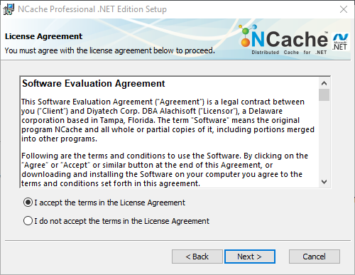 License Agreement Install Wizard